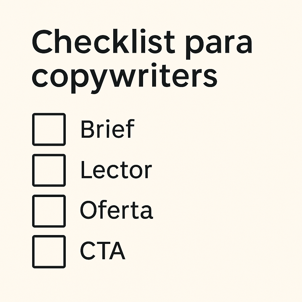 Checklist: ¿Tu copy está bien cocinado o le falta sazón?