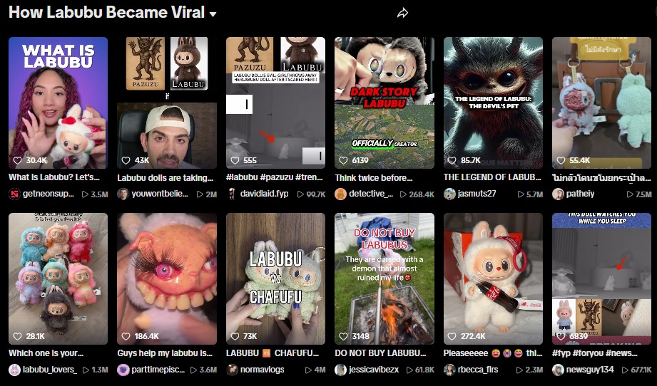 How Labubu Became Viral - TikTok