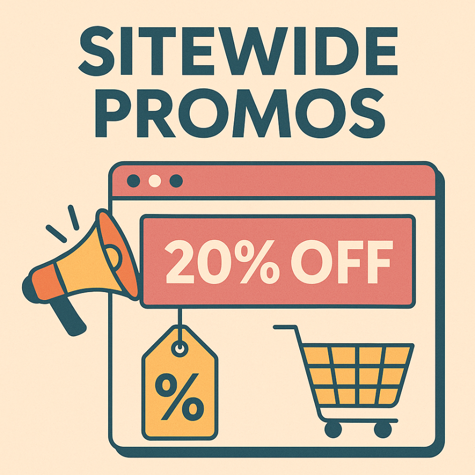 Promociones sitewide que convierten: la táctica simple que mueve la aguja (si sabés usarla)