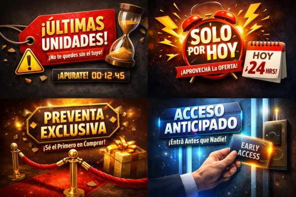 Ilustración realista de un cerebro humano iluminado con conexiones neuronales destacadas que explican cómo la publicidad activa dopamina (anticipación y recompensa), oxitocina (confianza y vínculo), serotonina (bienestar y estatus) y endorfinas (placer y recompensa) para influir en la decisión de compra.